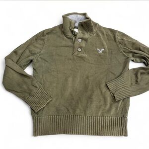 American Eagle Outfitters Green collared Sweater size medium